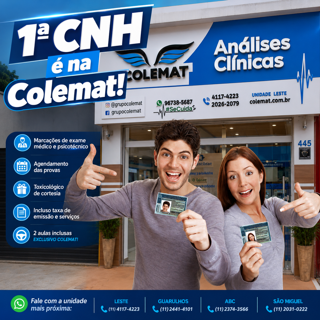 Primeira Habilitação ColeMat